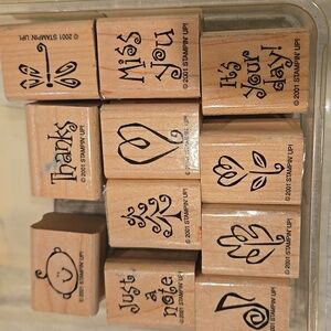 Stampin' Up! Year-Round Cheer Stamps. Retired